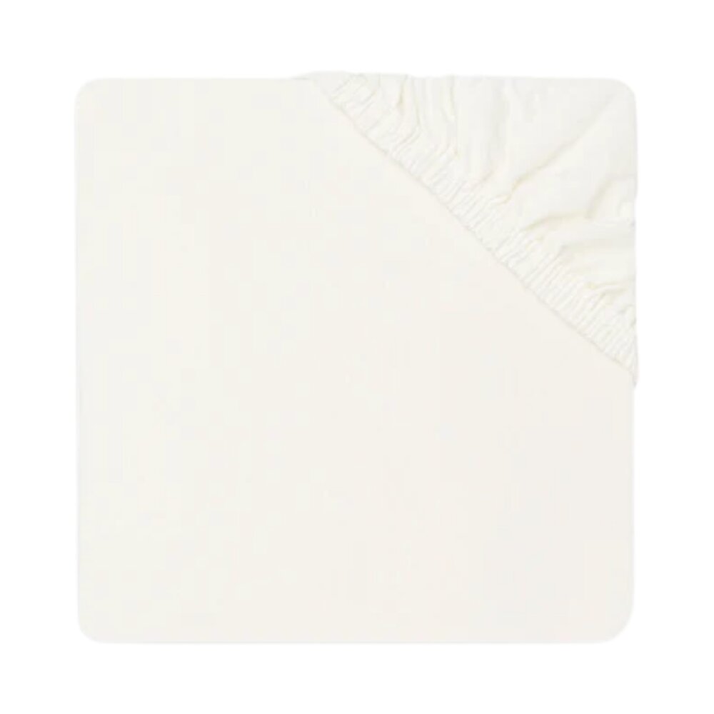 Hoeslaken Jersey Boxmatras 75x95cm Ivory