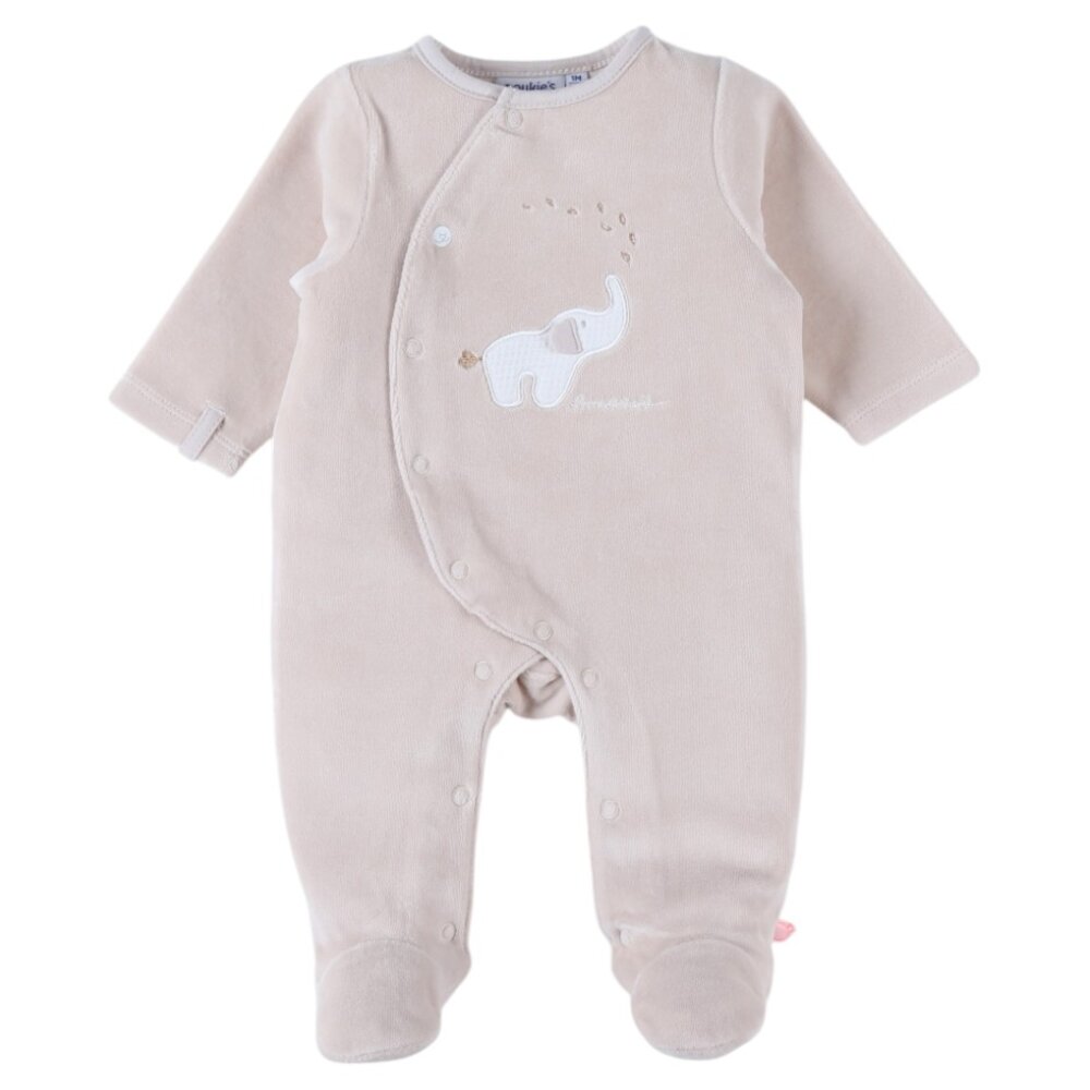 Pyjama uit fluweel - Bali beige