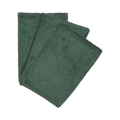 Washandjes (3 stuks) Aspen green