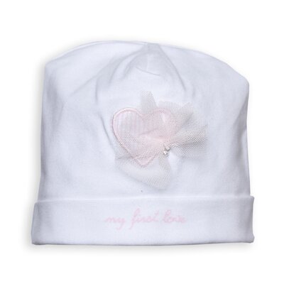 Muts hartje + diamant White/pink