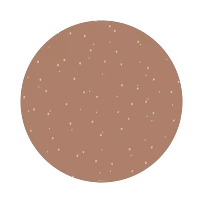 Ronde vloermat Dots - Cinnamon