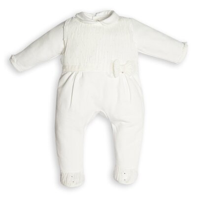 Babypakje strik & plisse White