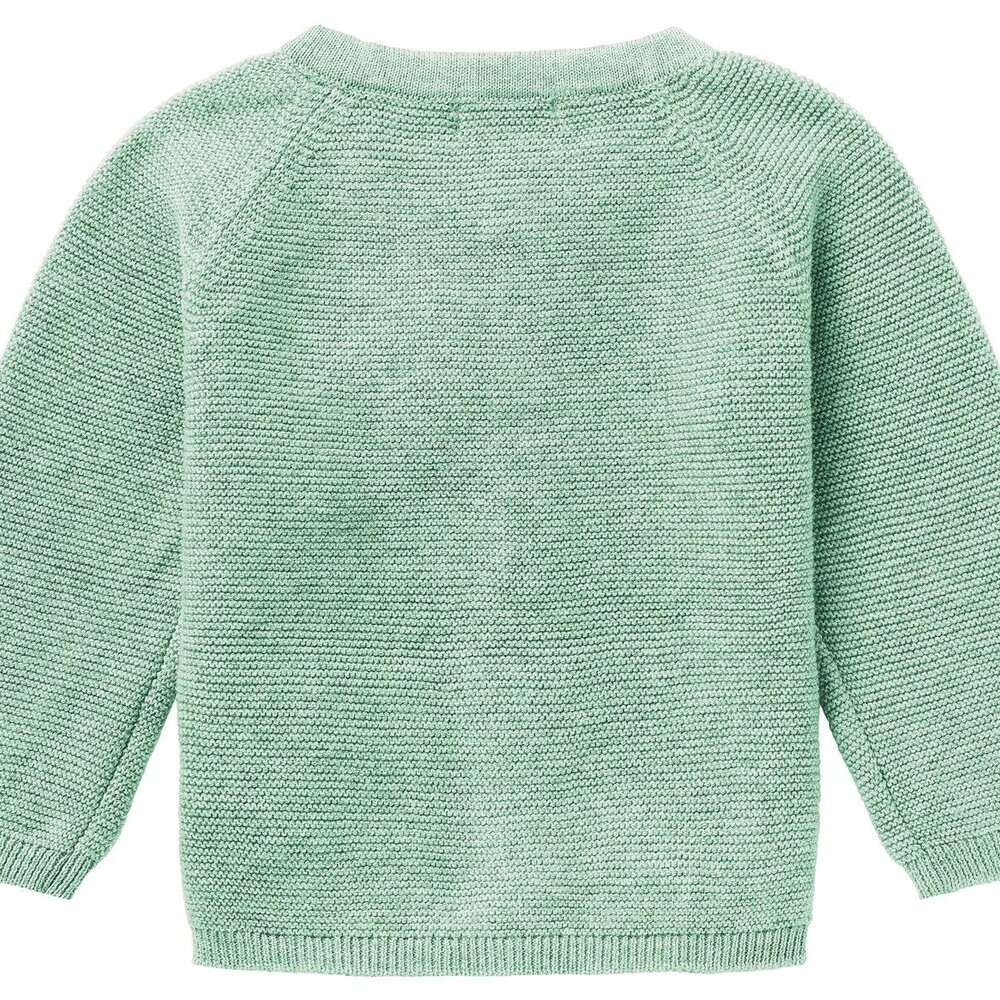 Cardigan knit Naga Grey mint