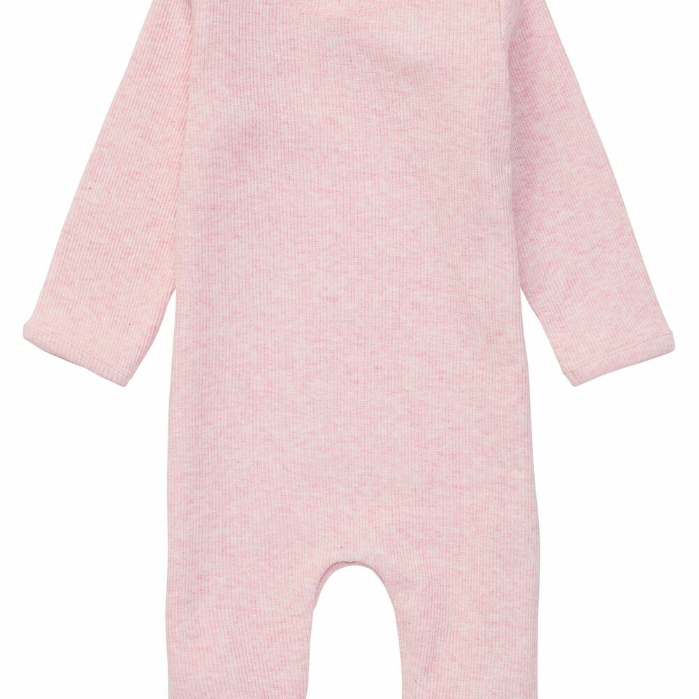 Babypakje met lange mouwen Rib Nevis Light rose melange