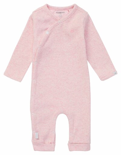 Babypakje met lange mouwen Rib Nevis Light rose melange