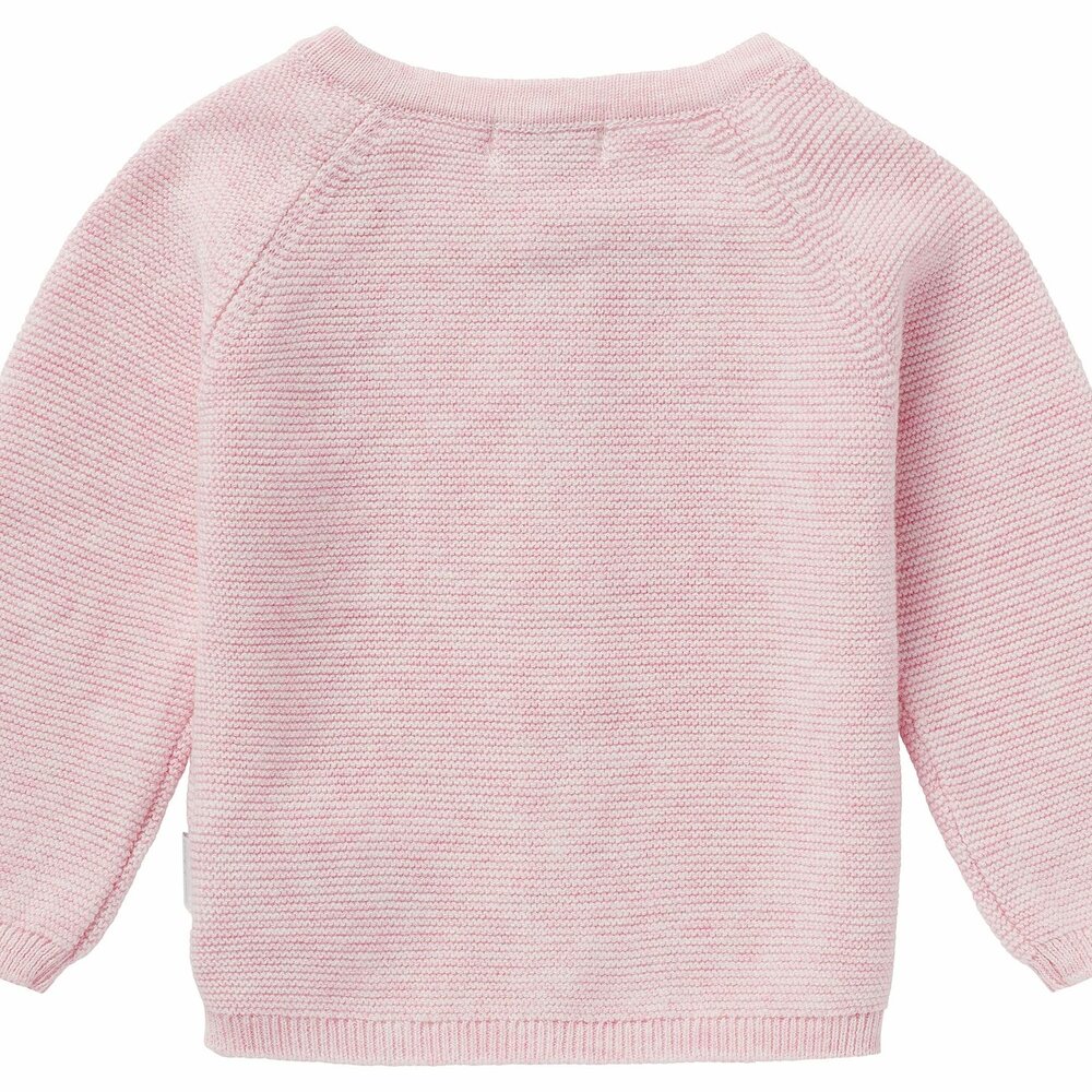 Cardigan knit Naga Light rose melange