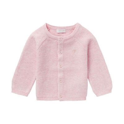 Cardigan knit Naga Light rose melange