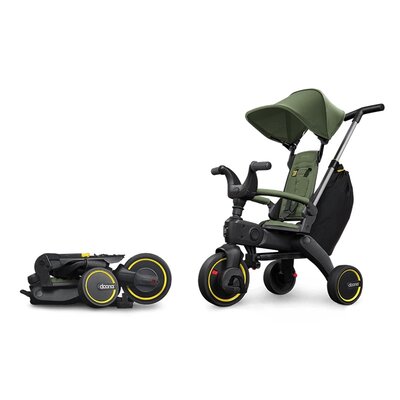 Opvouwbare driewieler Liki trike S3 Desert green