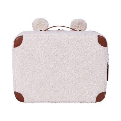 Mini Traveller Kids Suitcase Teddy Offwhite