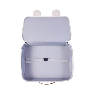 Mini Traveller Kids Suitcase Teddy Offwhite