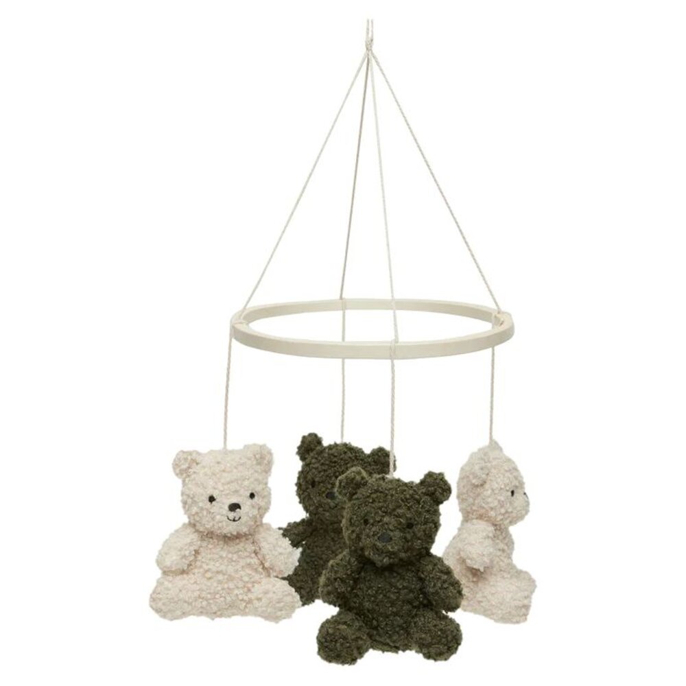 Baby mobiel Teddy Bear Leaf Green / naturel