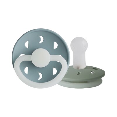 Moon night - 2-pack - silicone - T2 Stone blue/sage