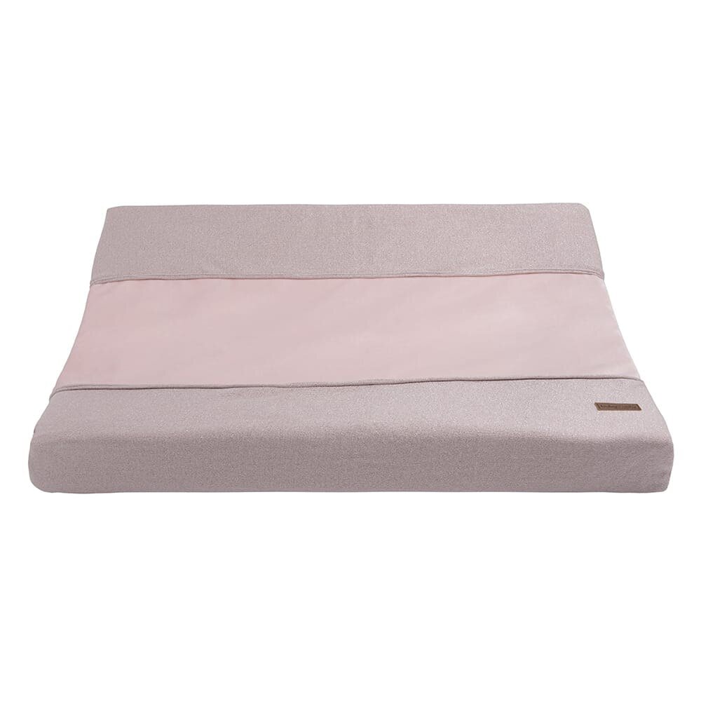 Aankleedkussenhoes Sparkle 45x70cm Zilver-roze melee