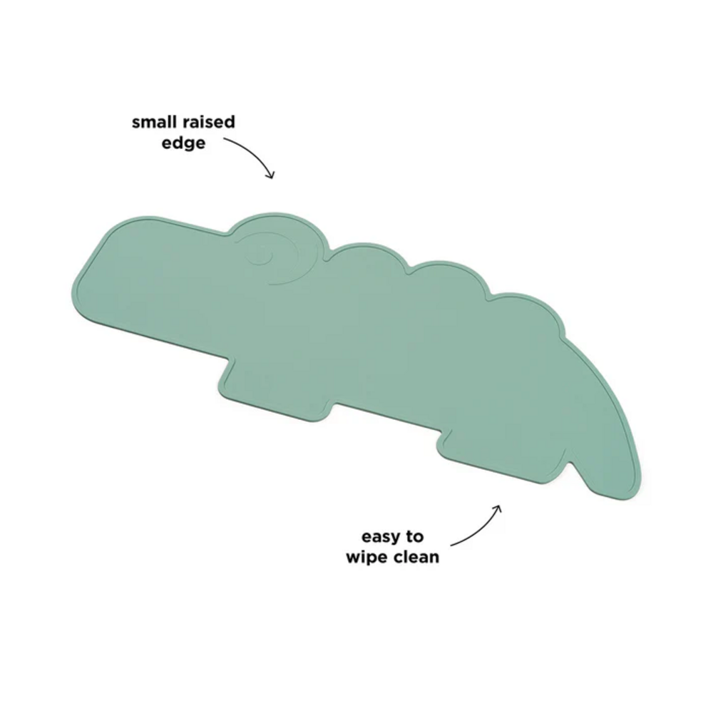 Silicone placemat Croco Green