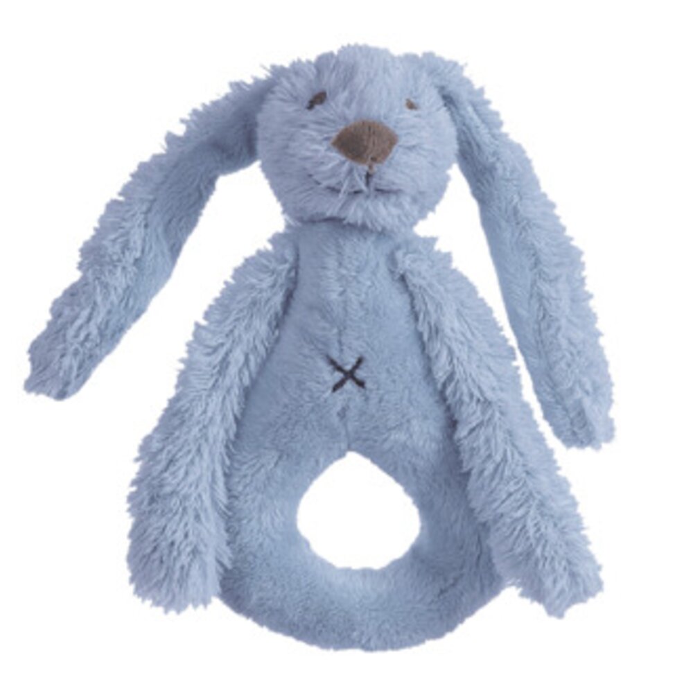 Rabbit Richie Rattle - 18 cm Deep Blue