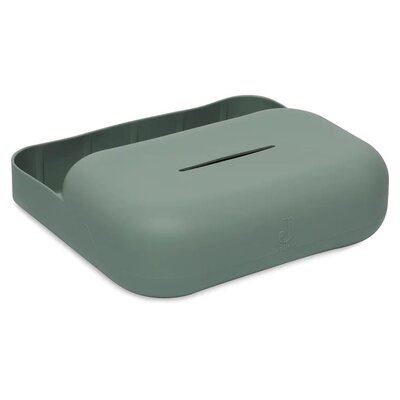 Siliconen billendoekjes box Ash Green