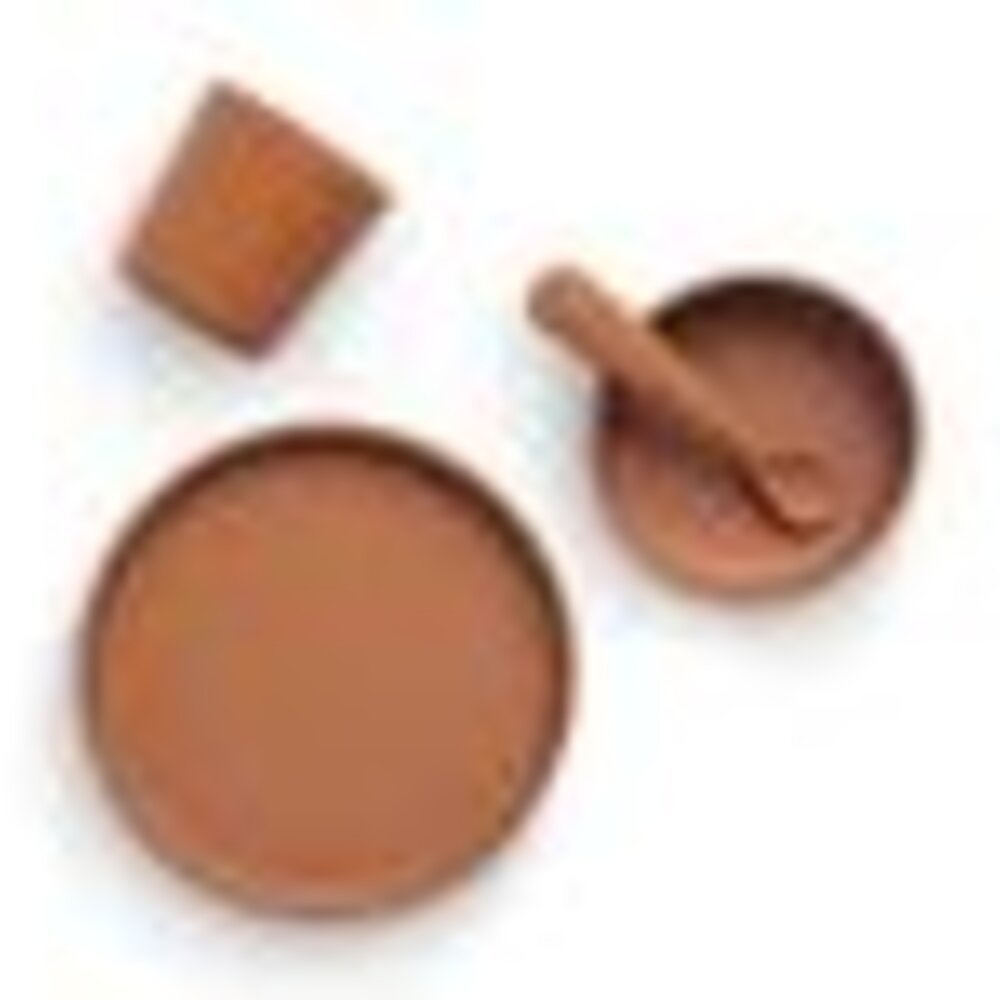 Kinderserviesset Silicone 4-delig Caramel