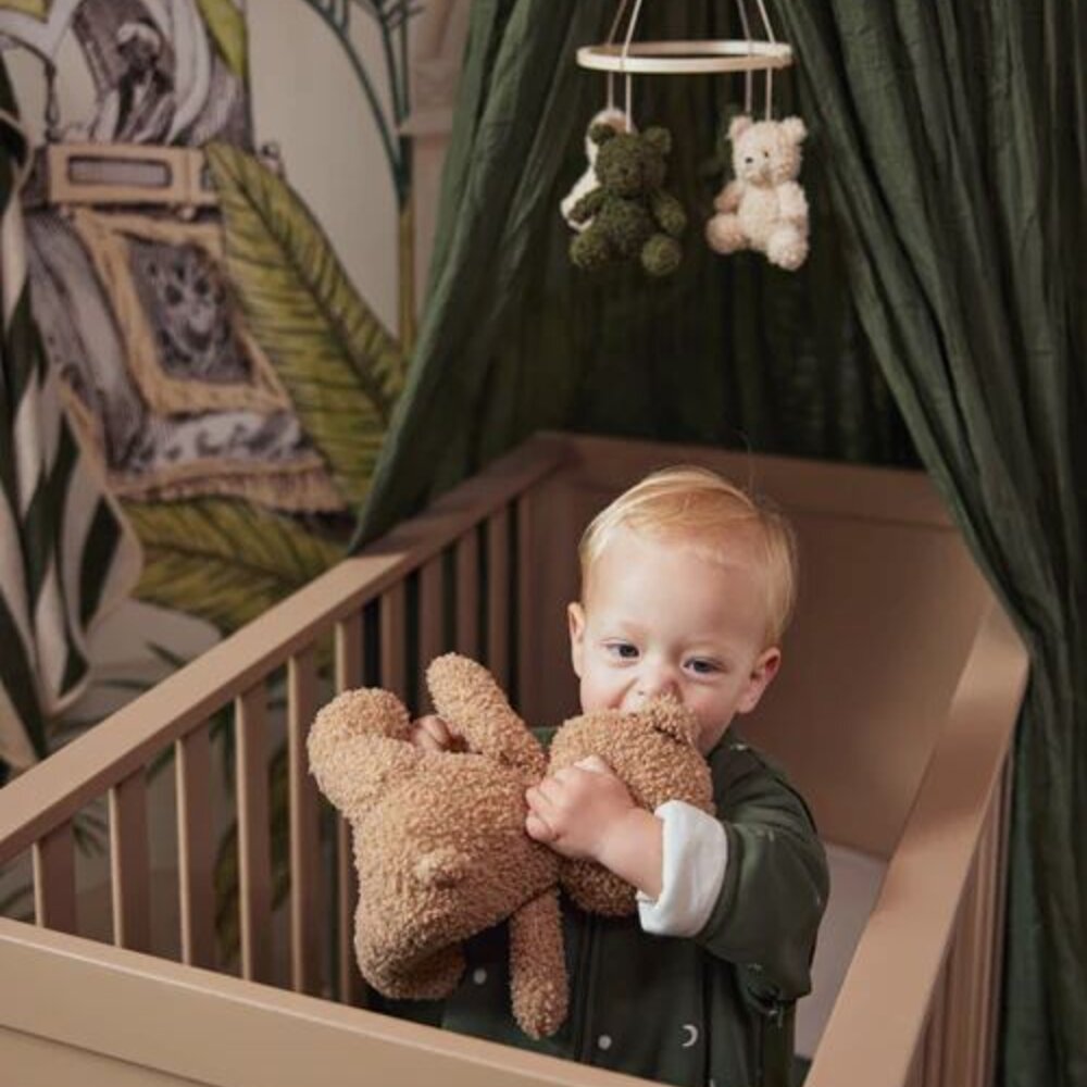 Baby mobiel Teddy Bear Leaf Green / naturel