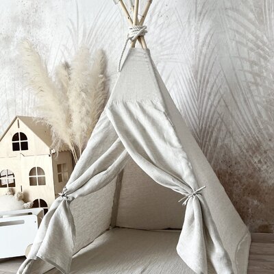 Tipi tent linnen Naturel