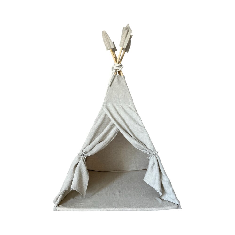 Tipi tent linnen Naturel