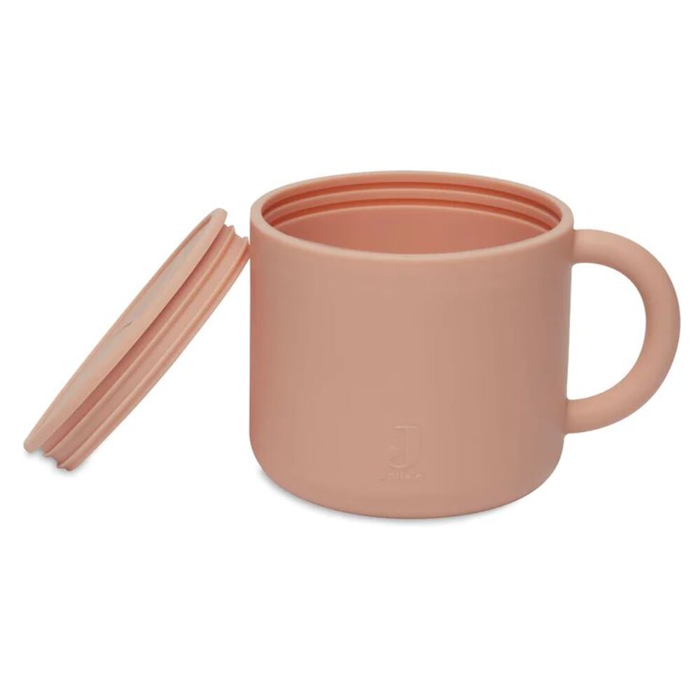 Siliconen snack cup Pale Pink