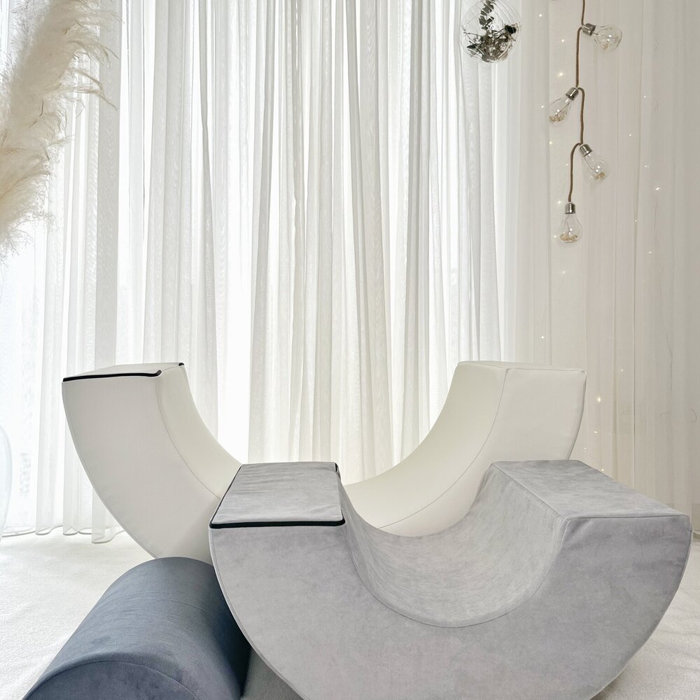 Foam speelset regenboog (3st) Grey