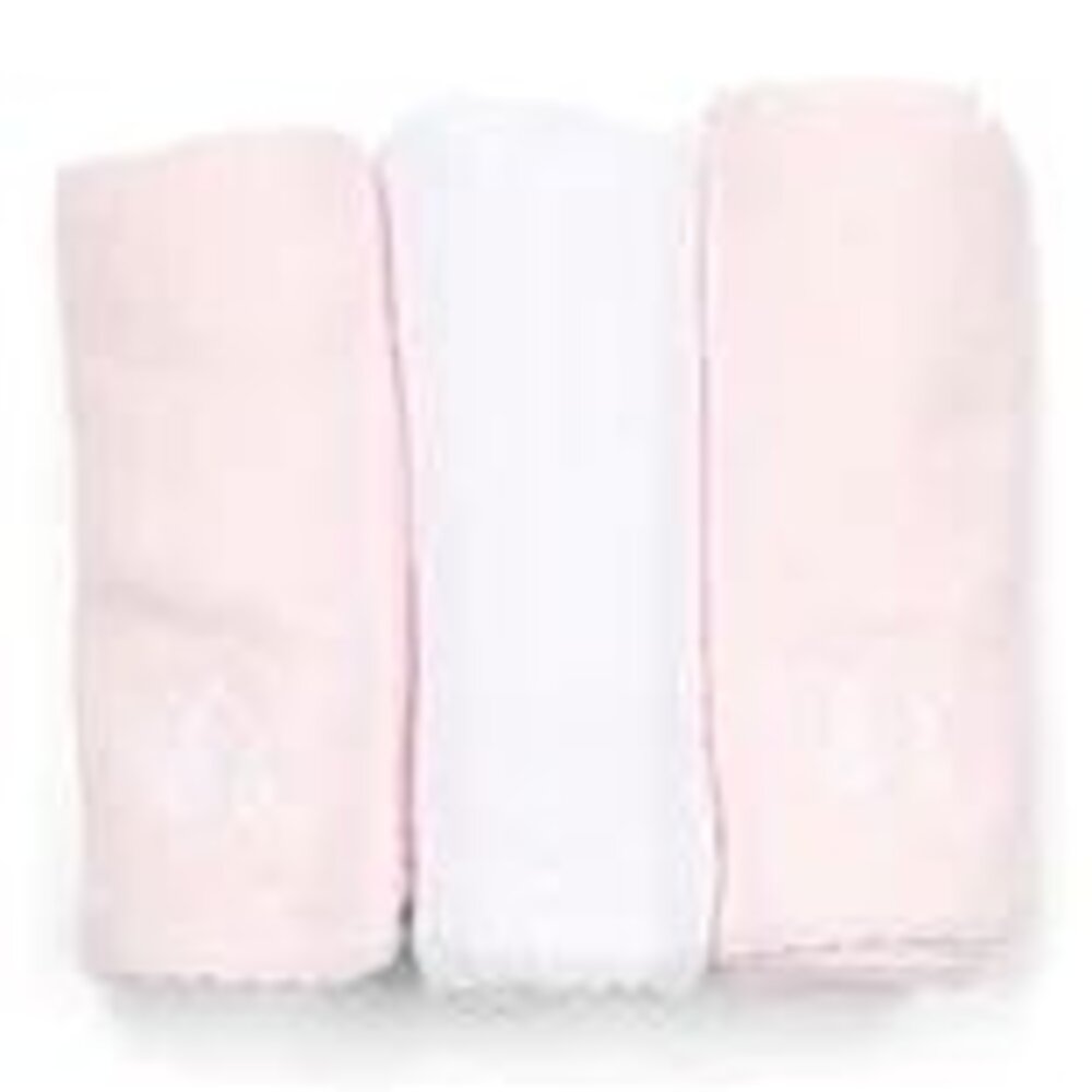 Tetra doekjes 60x60cm (3 stuks) Licht roze/wit/licht roze