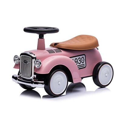 Loopauto retro moritz Roze