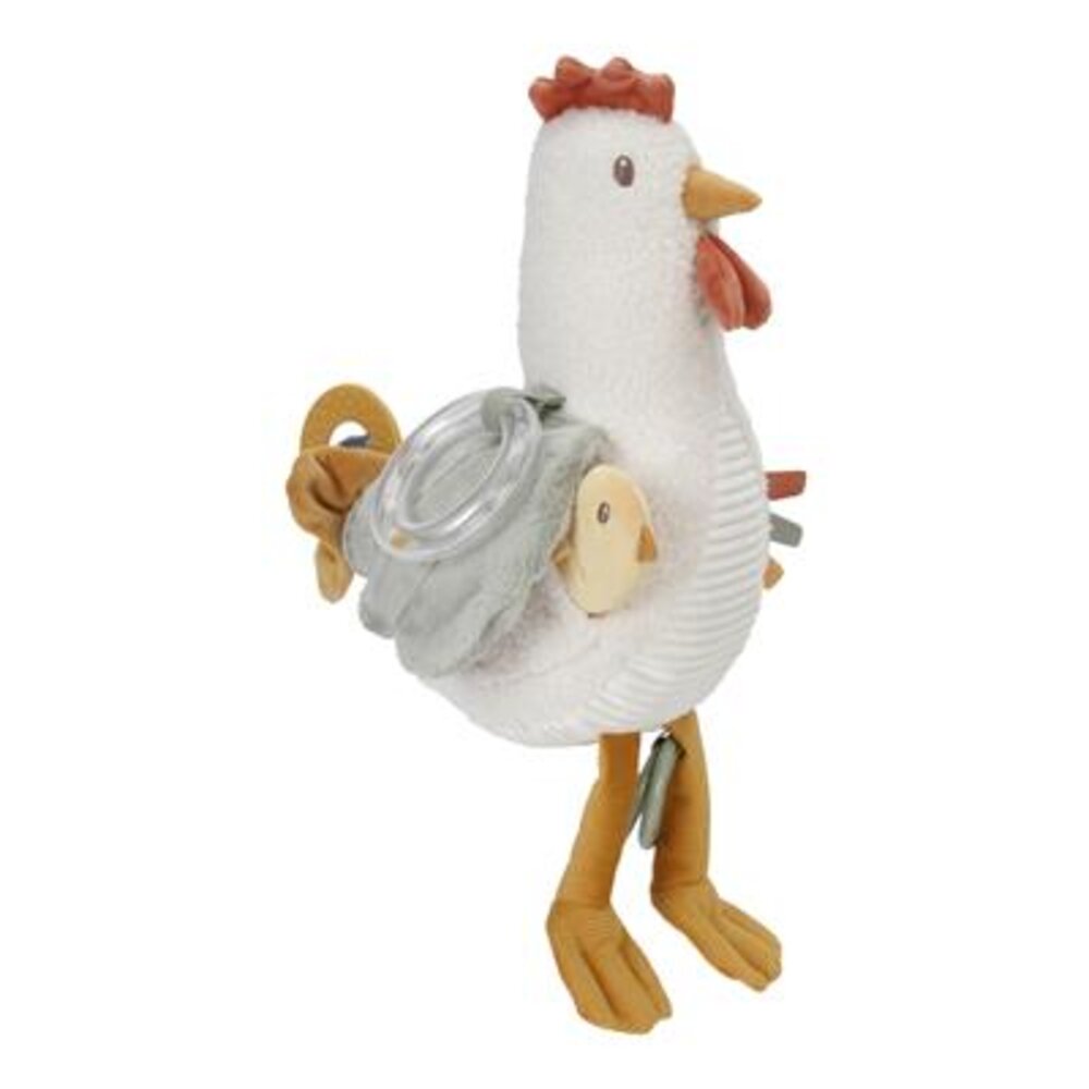 Activiteitenknuffel kip 25cm Little Farm