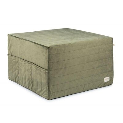 Sleepover velvet mattress 57x57x36 Olive green