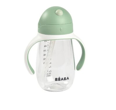 Drinkbeker met rietje 300ml