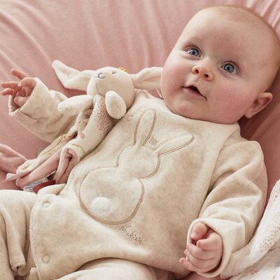 Pyjama beige met konijn Beige