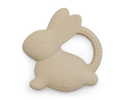 Bijtring Rubber Bunny Nougat