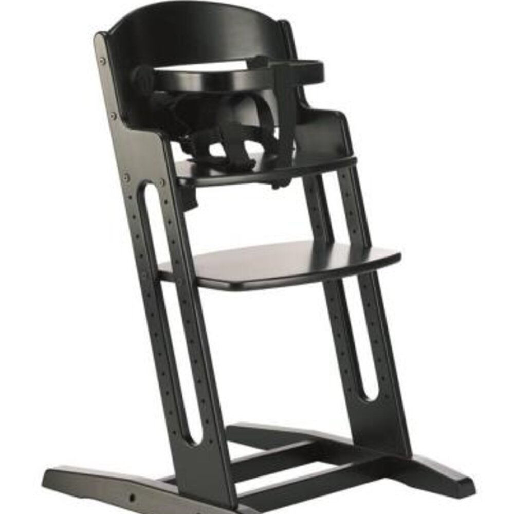 Meegroeistoel dan high chair Zwart