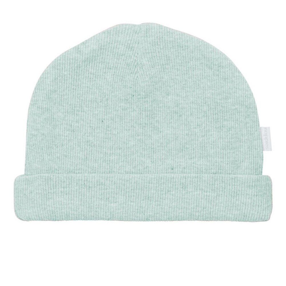 Hat Rib Nevel grey mint melange