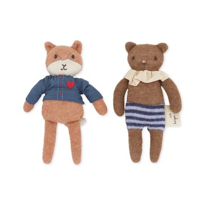 Knuffels 2 pack friends foxie friends