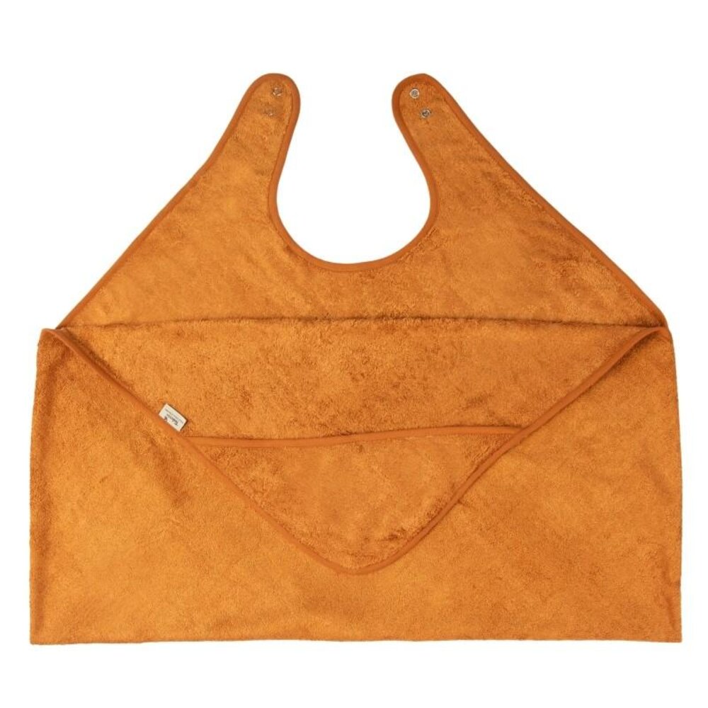 Badcape / Knuffelhanddoek (98x104cm) Inca rust