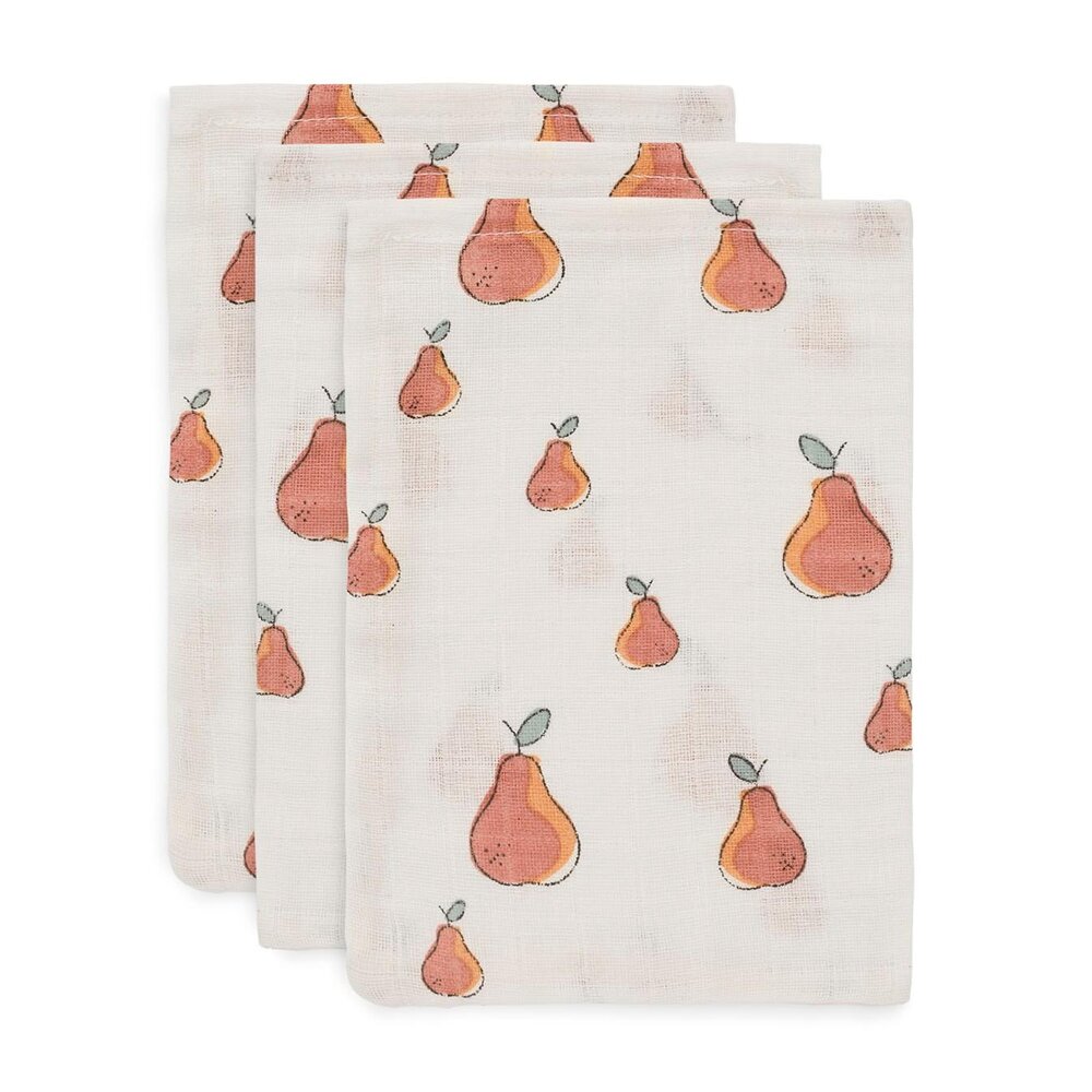 Hydrofiel washandje hydrofiel (3pack) Pear