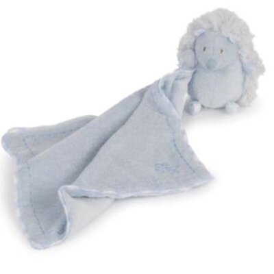 Herisson doudou bleu ciel