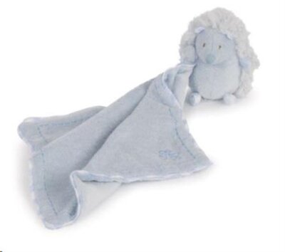 Herisson doudou bleu ciel