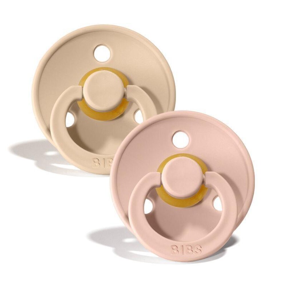 Fopspeen natuurrubber 2-pack T1 Blush/vanilla