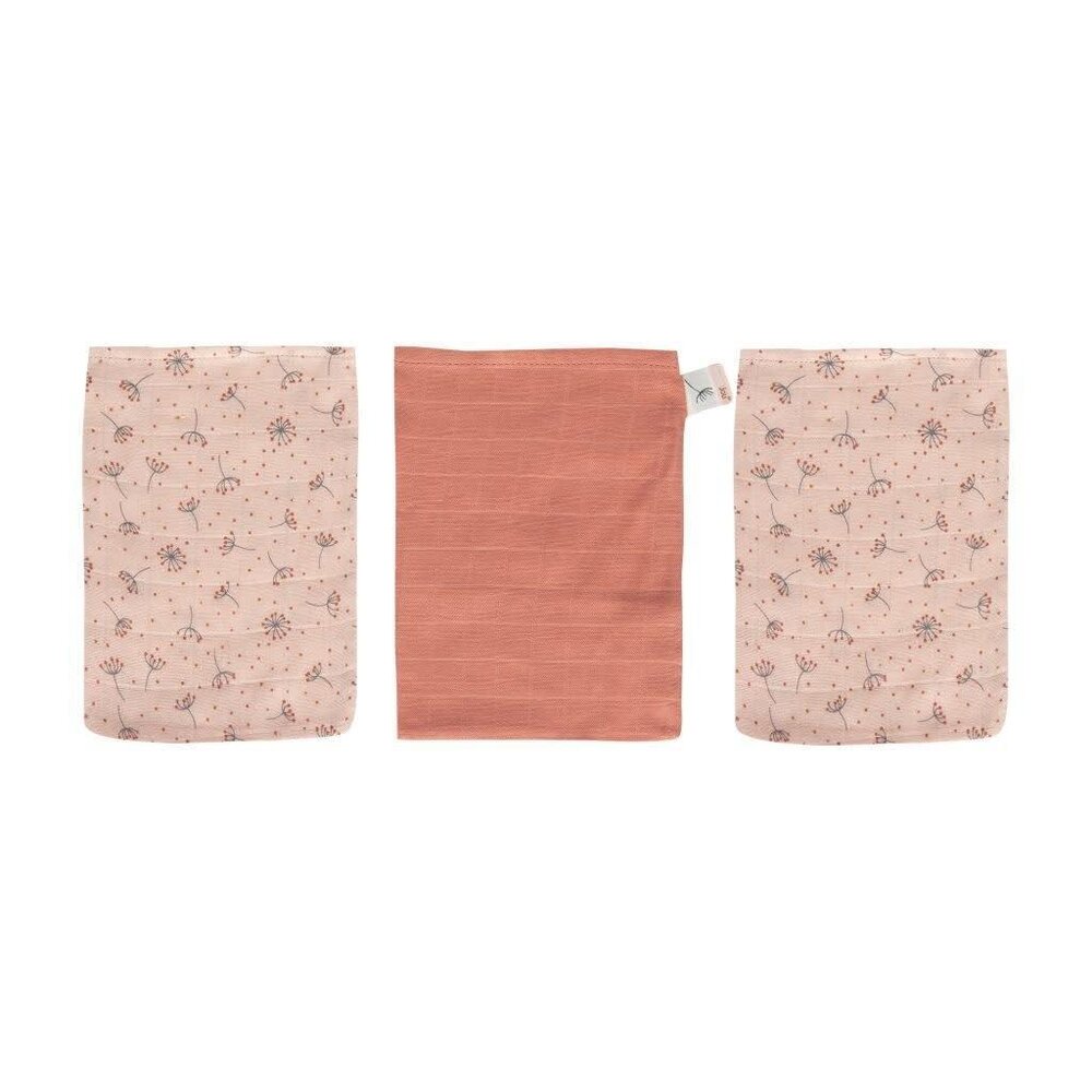 Tetra washandjes 3st. Wish pink