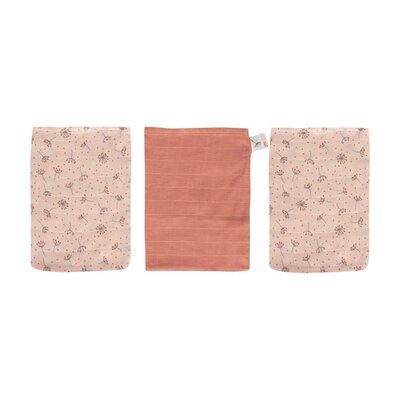 Tetra washandjes 3st. Wish pink