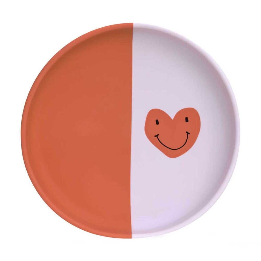 Bord Silicone Happy Rascals Heart Lavender