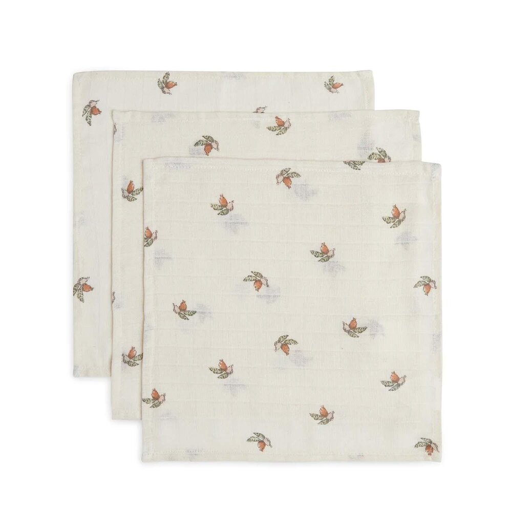 Hydrofiele Doek Small 70x70cm - 3 Stuks Rosehip