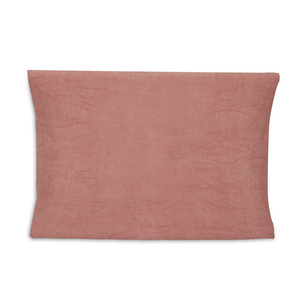 Aankleedkussenhoes badstof 50x70cm (2pack) Pale Pink / rosewood