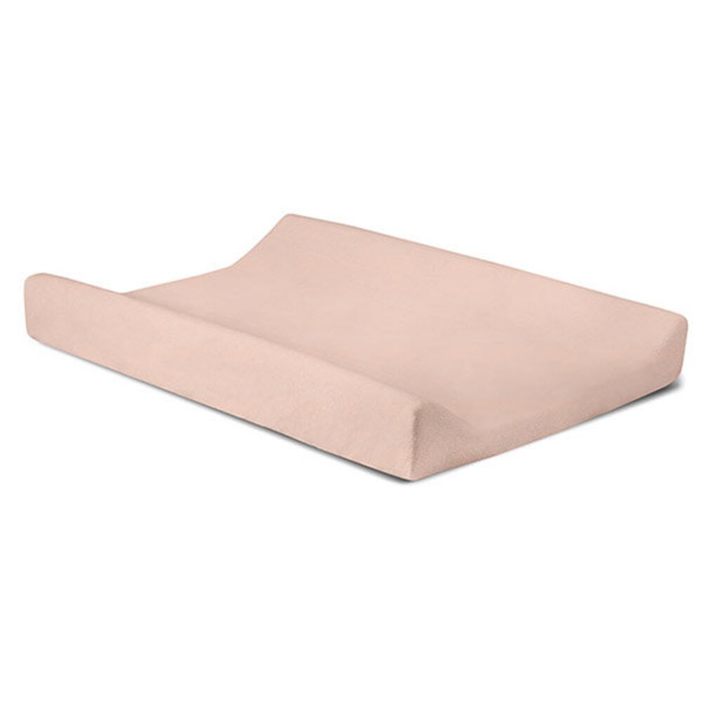 Aankleedkussenhoes badstof 50x70cm Pale Pink