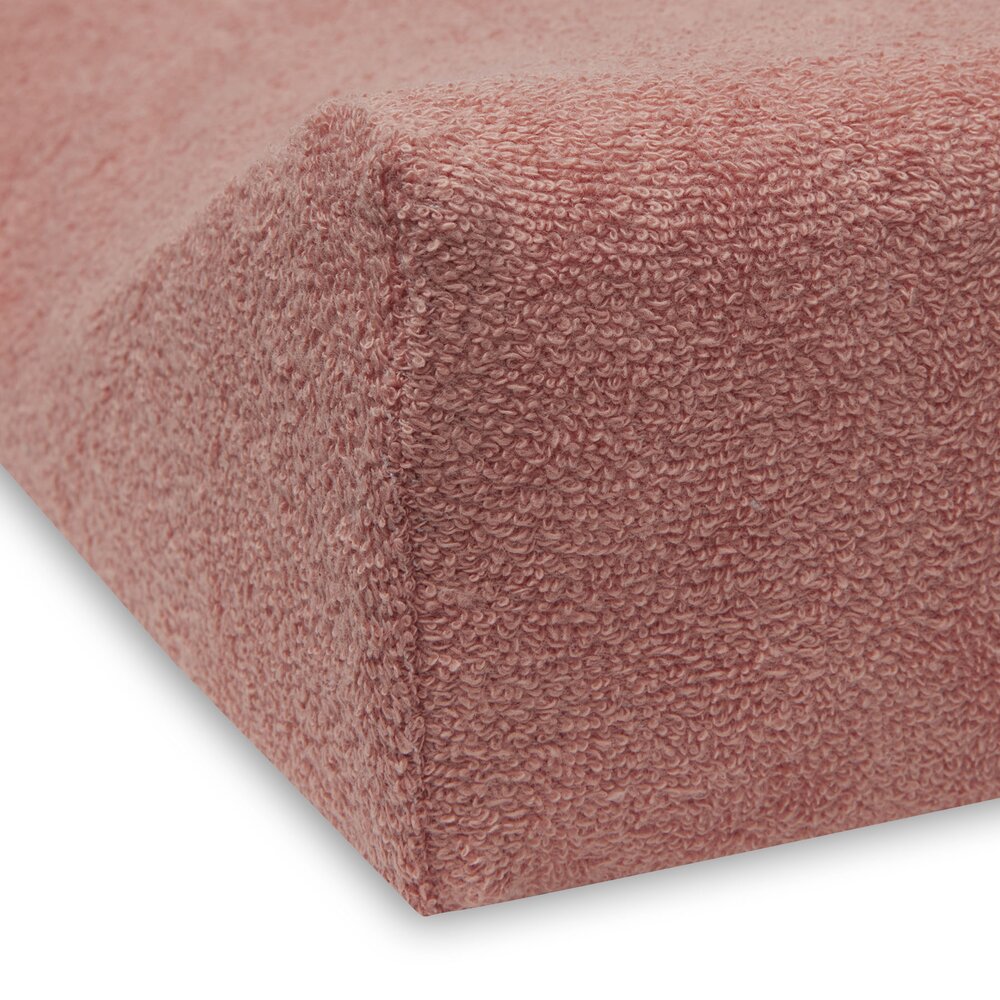 Aankleedkussenhoes badstof 50x70cm (2pack) Pale Pink / rosewood