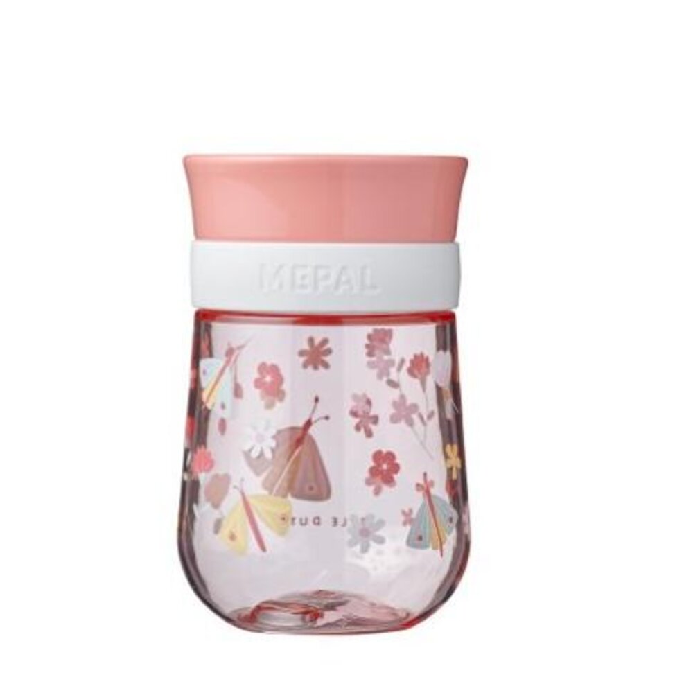 360 gr. oefenbeker mio 300 ml Flowers & butterflies