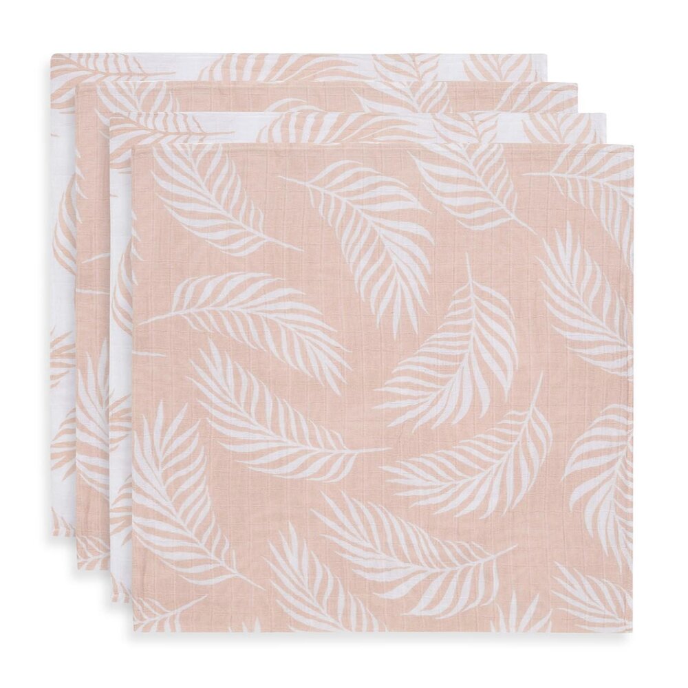 Hydrofiel Multidoek Nature 70x70cm - 4 Stuks Pale Pink